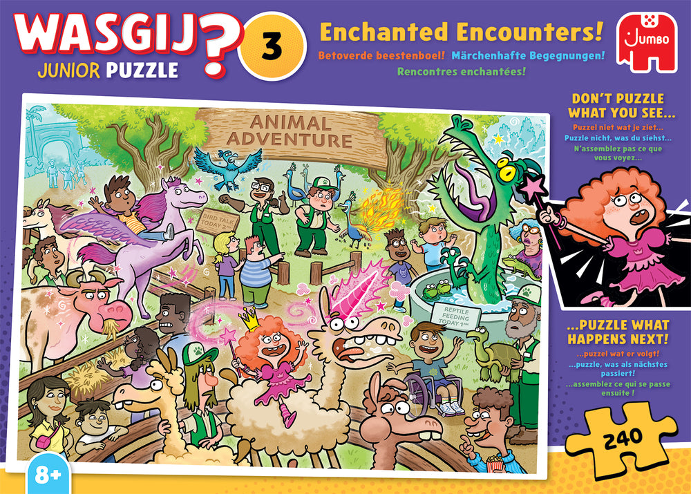 Wasgij 3 Junior 240 BRIKKER Enchanted Encounters