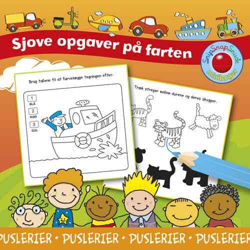 Snip Snap Snude Aktivitetsbog: Puslerier, KOLLI (pakke med 12 stk.)