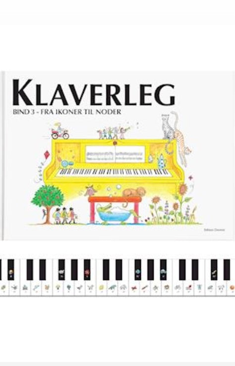 Klaverleg bind 3 - fra ikoner til noder (gul)