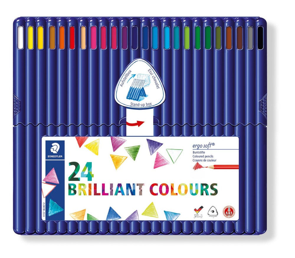 Farveblyant Staedtler ergosoft 24 ass.
