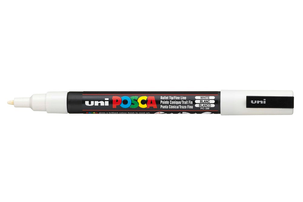 Paintmarker Uni POSCA pc-3m hvid