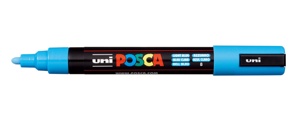 Paintmarker Uni POSCA pc-5m lys blå