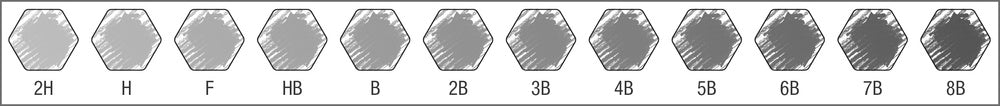 Blyant sæt Faber-Castell 9000 blyant 8b-2h 12 stk