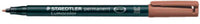 Oh marker lumocolor 317-7 m 1,0mm brun