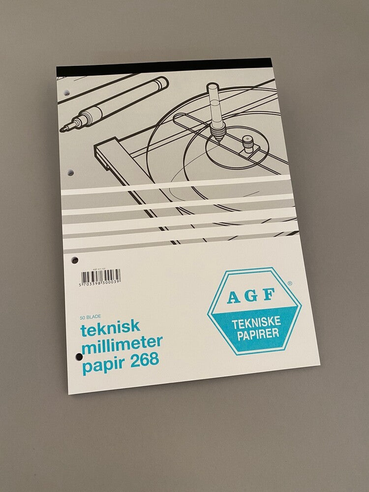 Millimeterpapir A4 blå 268 /50ark