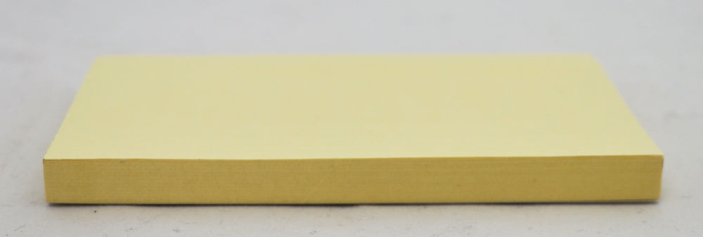 Selvklæbende blok Relief gul 125x75 mm