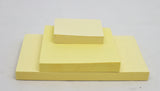 Selvklæbende blok Relief gul 38x51 mm
