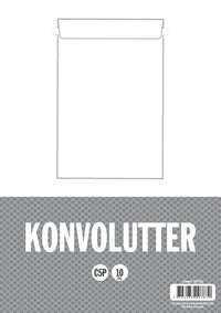 Konvolut relief c5p uden rude 10 stk 90 gram