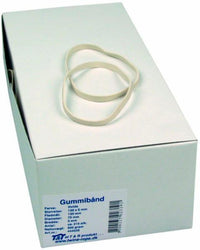 Gummibånd hvid 120x5mm 500gr.