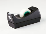 Tapedispenser sort 19mm uden tape