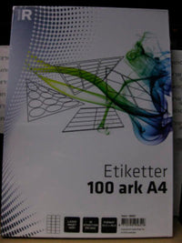 Etiket Relief 63,5 x 46,6 mm 100 ark