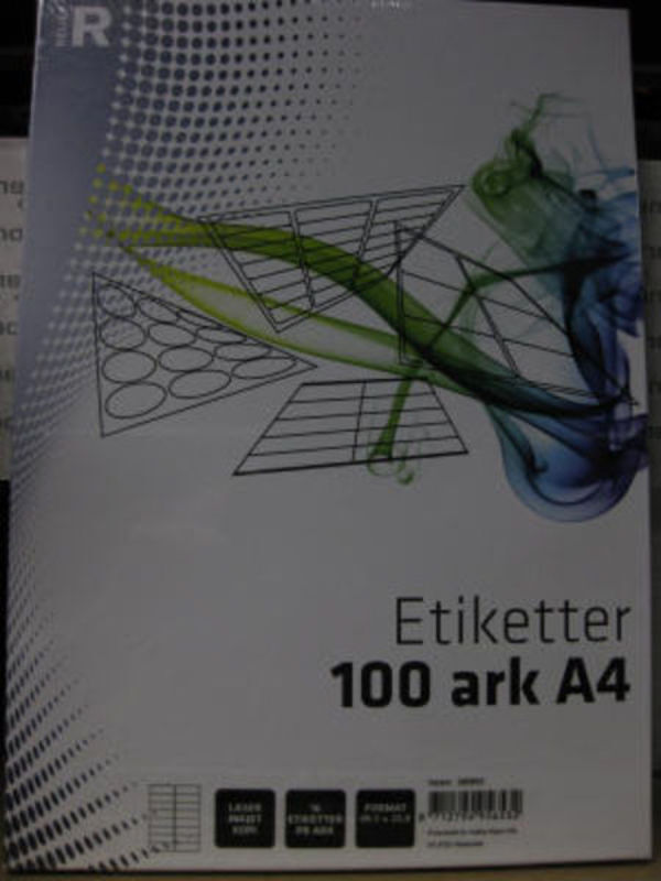Etiket Relief 99,1 x 33,9 mm 100 ark