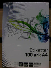 Etiket Relief 99,1 x 38,1 mm 100 ark