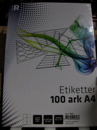 Etiket Relief 99,1 x 93,1 mm 100 ark