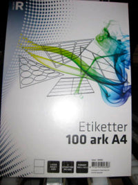 Etiket Relief 199,6 x 143,5 mm 100 ark