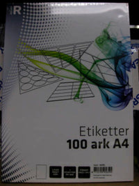 Etiket Relief 199,6 x 289,1 mm 100 ark
