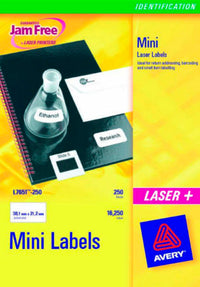 Etiket laser Avery l7651 38,1x21,2mm