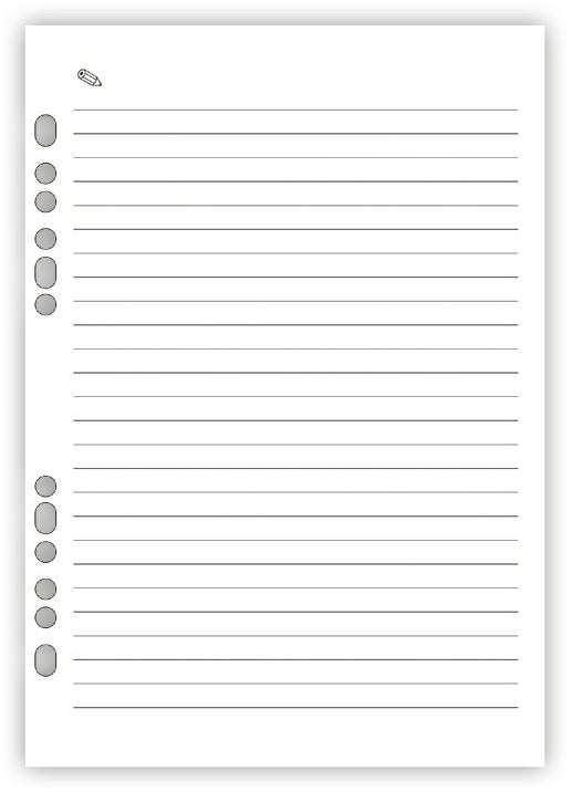 Mayland Kalender blanketter linieret /32 stk