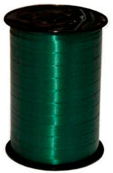 Gavebånd poly glat 5mm /500yds mørkegrøn