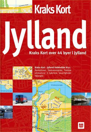 Kraks kort over byer i Jylland