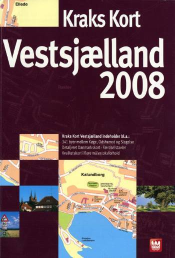 Kraks kort Vestsjælland 2008