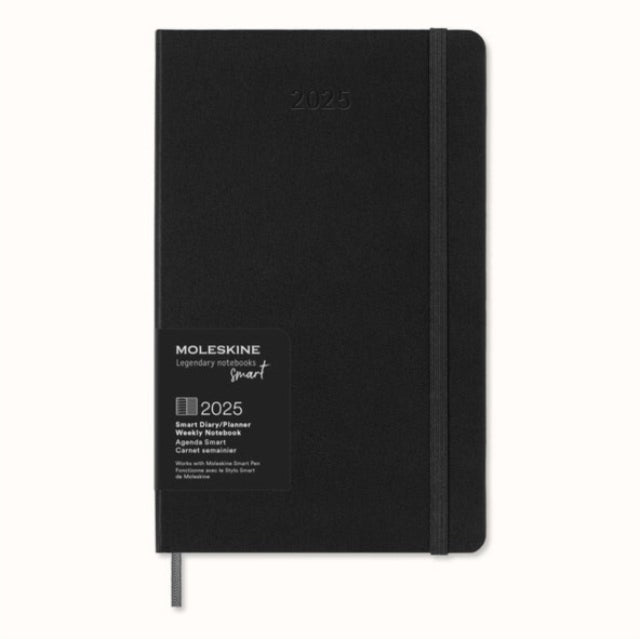 Moleskine 2025 12-Month Weekly Large Smart Planner Black