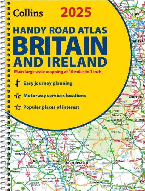 2025 Collins Handy Road Atlas Britain And Ireland A5 Spiral