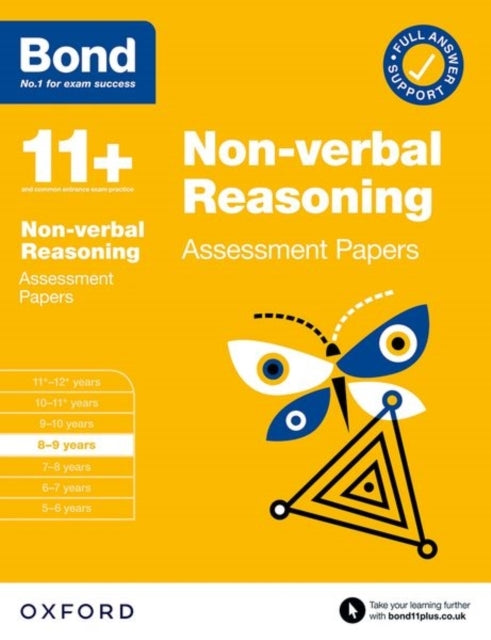 Bond 11+: Bond 11+ Non-Verbal Reasoning Assessment Papers 8-