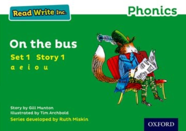 Read Write Inc. Phonics: On The Bus Green Set 1 Storybook 1