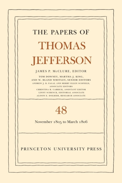 The Papers of Thomas Jefferson, Volume 48 20 November 1805 T