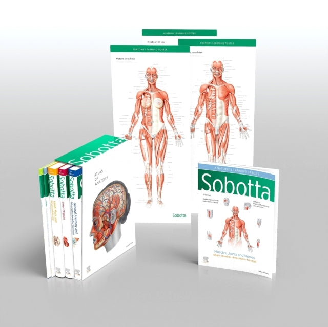 Sobotta Atlas of Anatomy, Package, 17th Ed., English/latin G