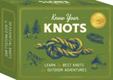 D1 Know Your Knots: Learn the best knots for outdoor adventures - 30 cards and 2 ropes