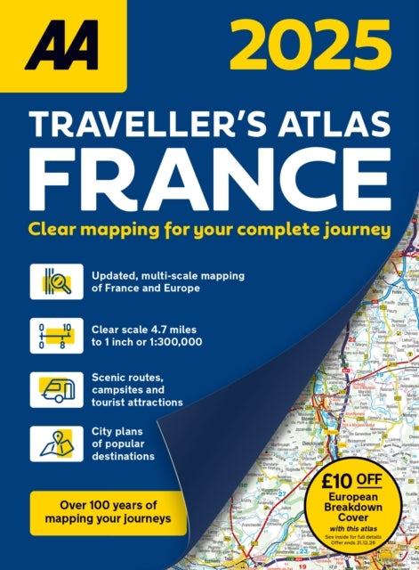 Aa Traveller's Atlas France 2025