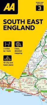 AA Road Map Britain 3: South East England