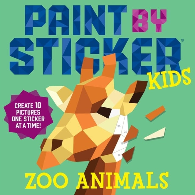 D1 Paint by Sticker Kids: Zoo Animals