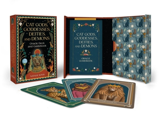 Cat Gods, Goddesses, Deities, and Demons Oracle Deck and Gui