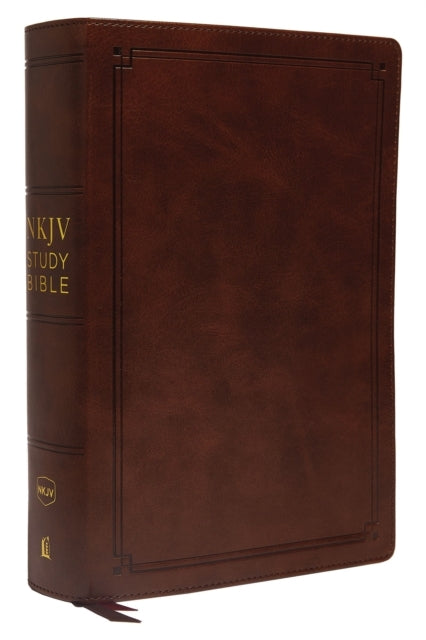 Nkjv Study Bible, Leathersoft, Brown, Comfort Print the Comp