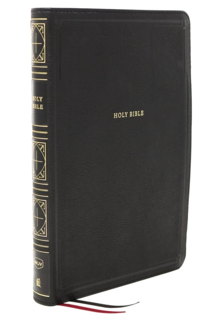 NKJV Holy Bible, Giant Print Thinline Bible, Black Leathersoft