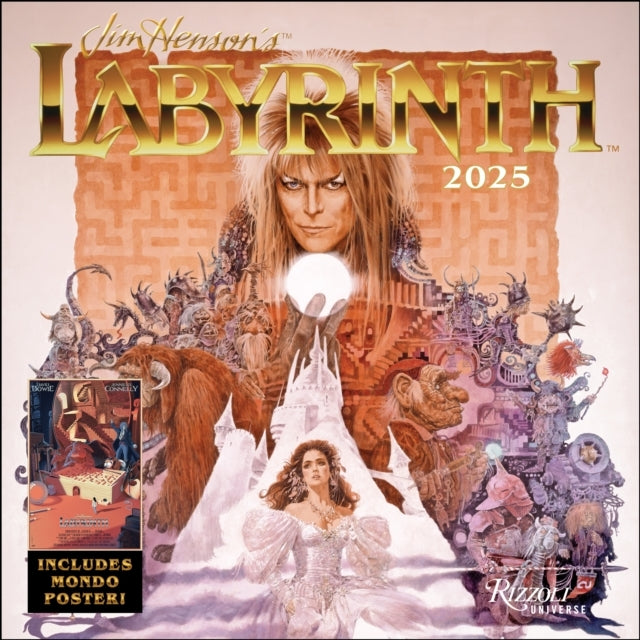 Jim Henson'S Labyrinth 2025 Wall Calendar
