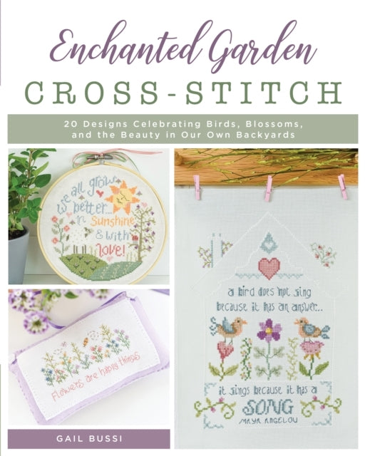 Enchanted Garden Cross-stitch Designs Celebrating Birds,