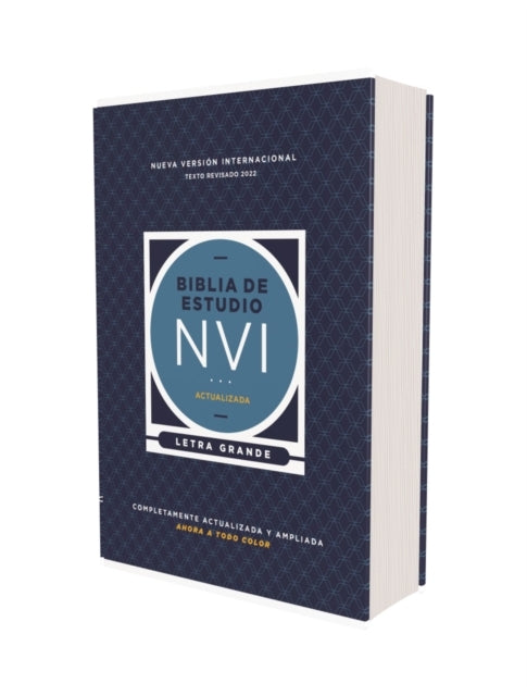 Nvi, Biblia De Estudio Actualizada, Revision 2022, Letra Gra