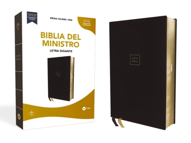 Rvr60 Biblia Del Ministro Letra Gigante Leathersoft Negr