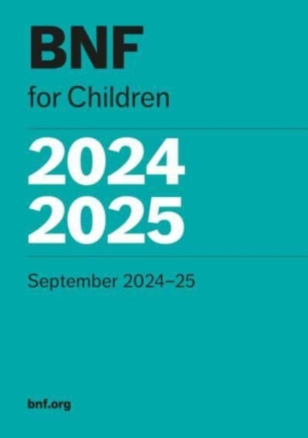 Bnf For Children Bnfc 2024-2025