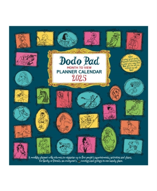 The Dodo Pad Family Planner Calendar 2025 - Month To View Wi