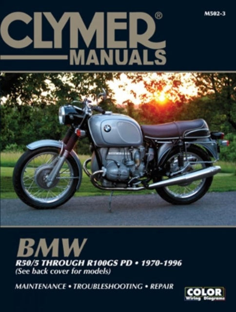 Bmw Airhead R50/5 Through R100gs Pd 1970-1996 Service Repair