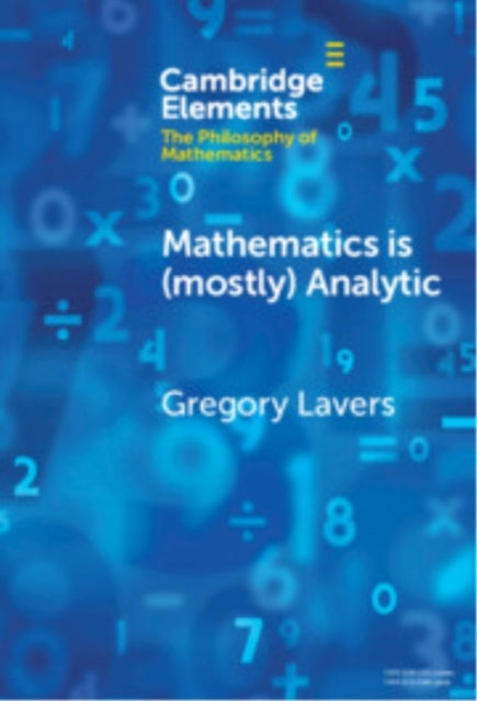 Mathematics Is Mostly Analytic