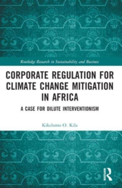 Corporate Regulation For Climate Change Mitigation In Africa
