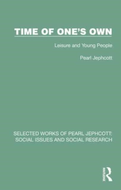 Time Of One's Own Leisure And Young People