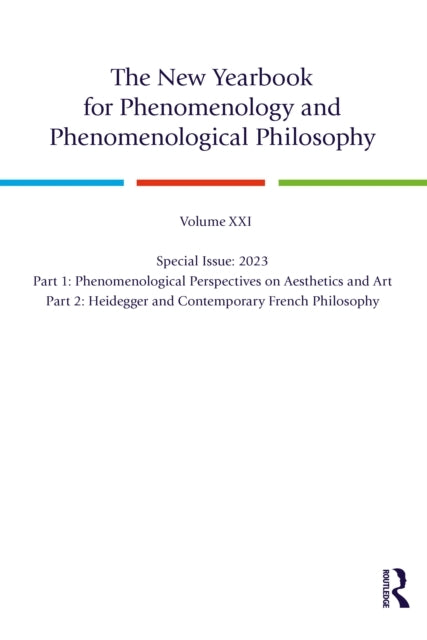 The New Yearbook For Phenomenology And Phenomenological Phil