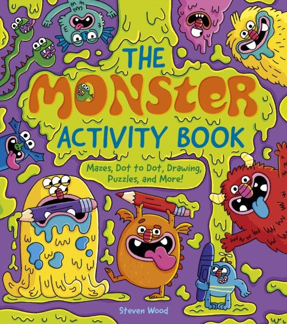 The Monster Activity Book Mazes, Dot To Dot, Drawing, Puzzle